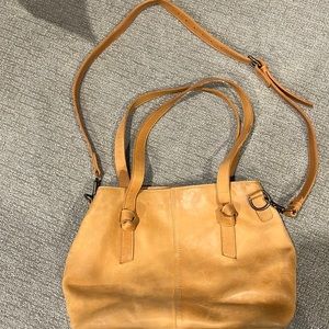 Able Rachel Utility Crossbody in Cognac. Worn but in good shape.